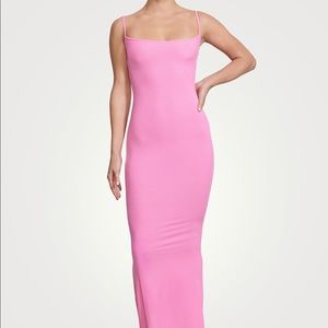 RARE SKIMS bubblegum soft lounge slip dress